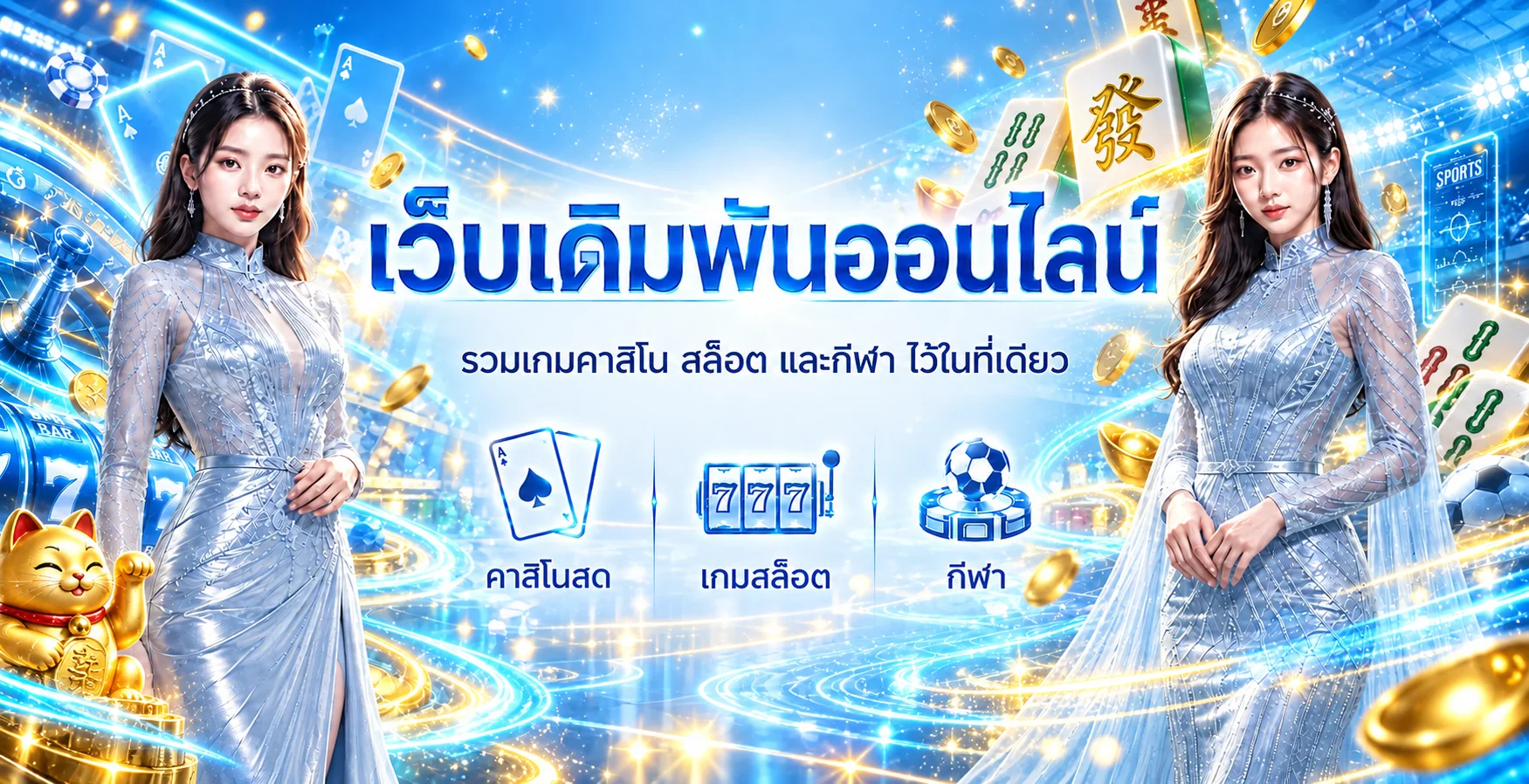 ภาพรวมบริการคาสิโน สล็อต และกีฬา THEBULL88